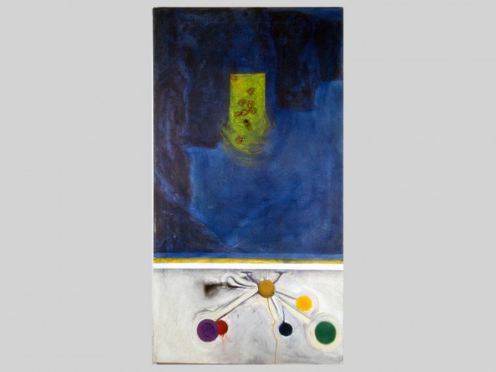 A view to my soul, 1990, oil, assemblage on canvas, ©2011, PPCD, LLC