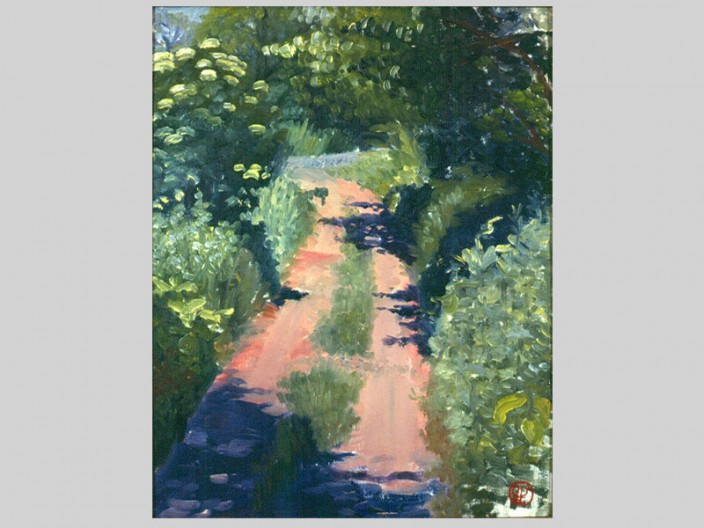 Water Reserve Path, Oil on board, 1982, ©2011, PPCD, LLC