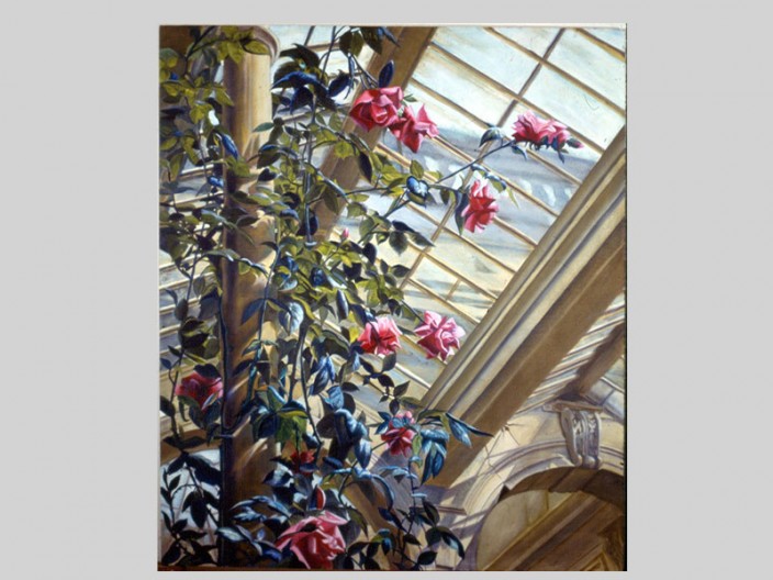 Roses in winter, Oil on canvas, 1989, ©2011, PPCD, LLC