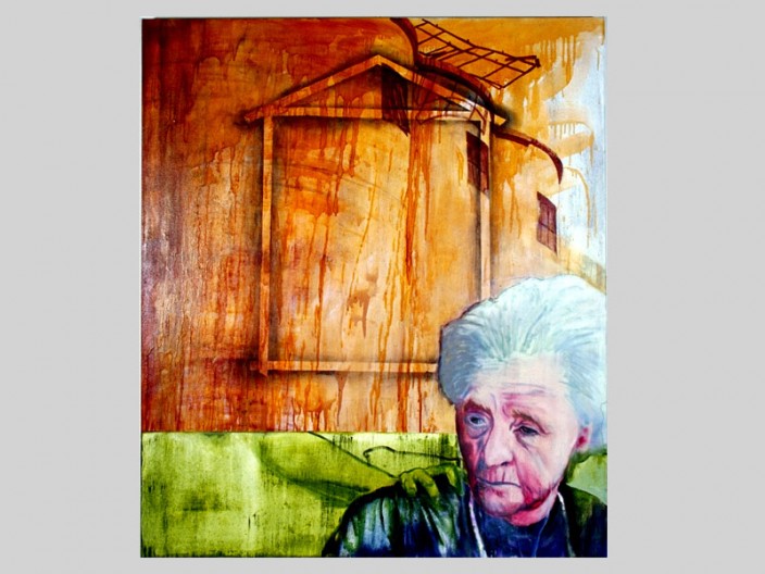 Silo, 1995, oil-shellac on canvas, ©2011, PPCD, LLC