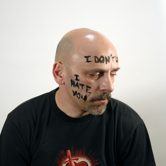 I hate you (Robert D.), digital print, © 2011 Paul Pinkman